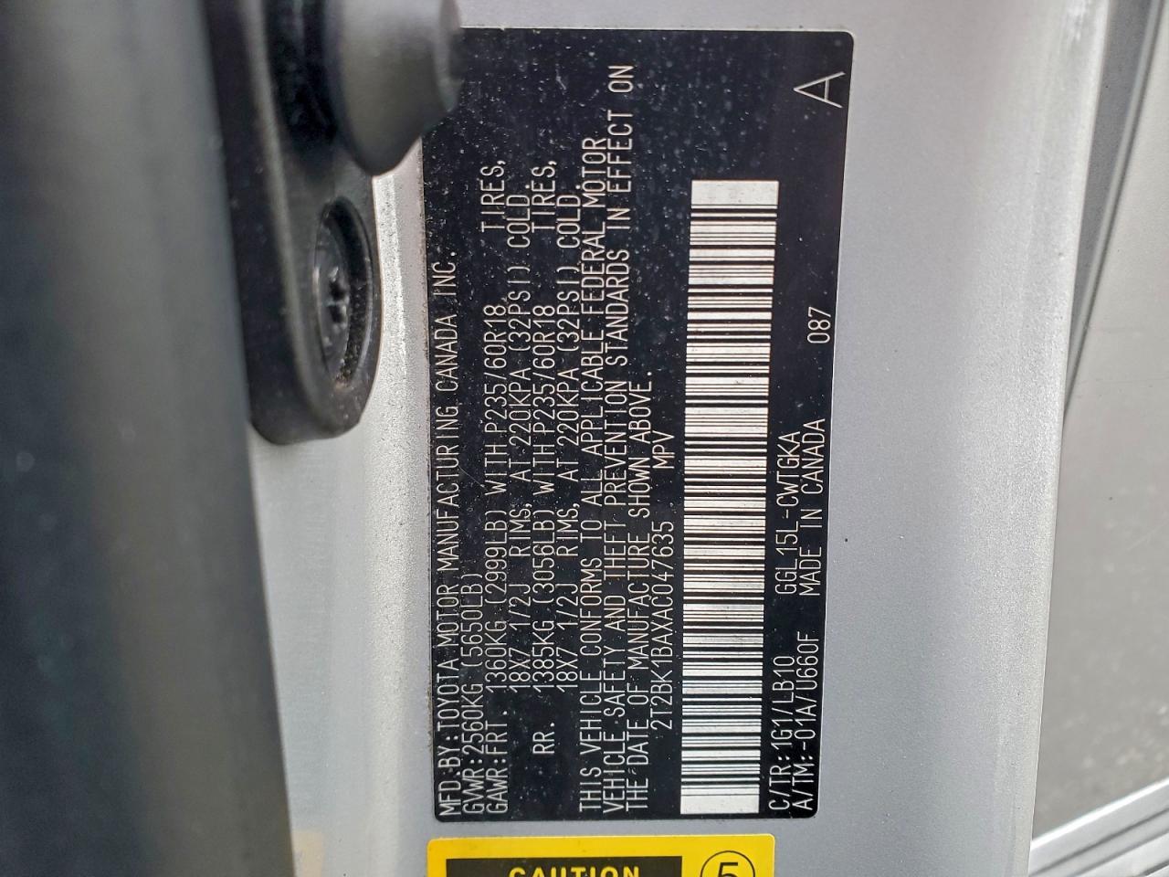 2010 LEXUS RX 350