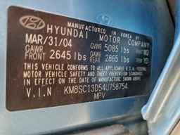 2004 HYUNDAI SANTA FE