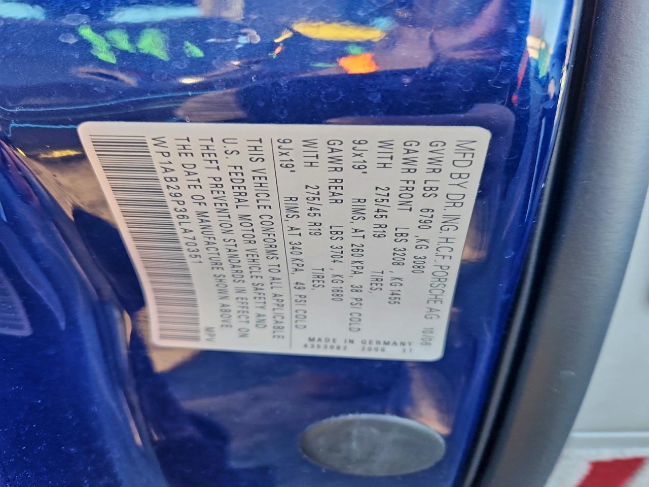2006 PORSCHE CAYENNE