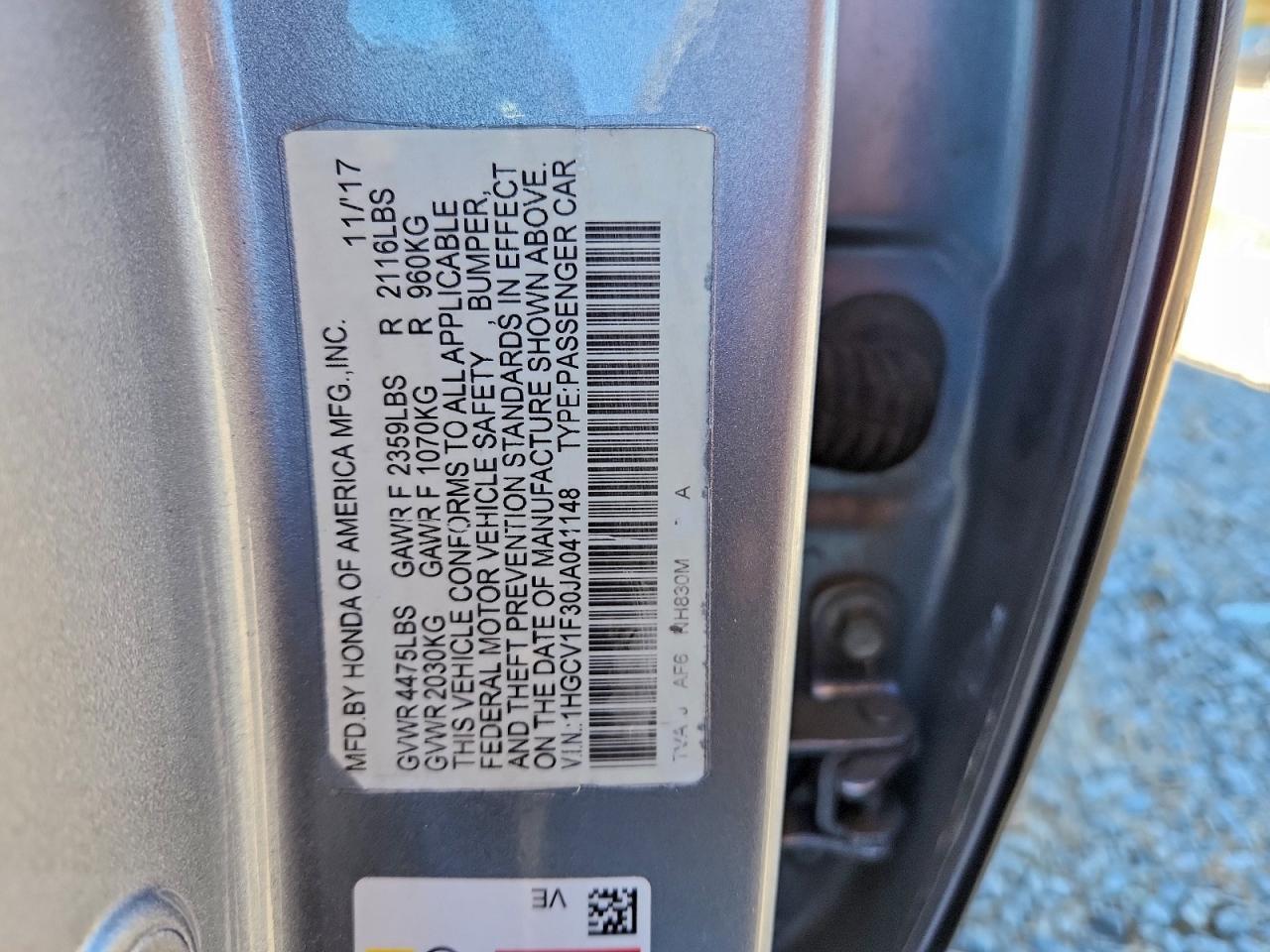 2018 HONDA ACCORD