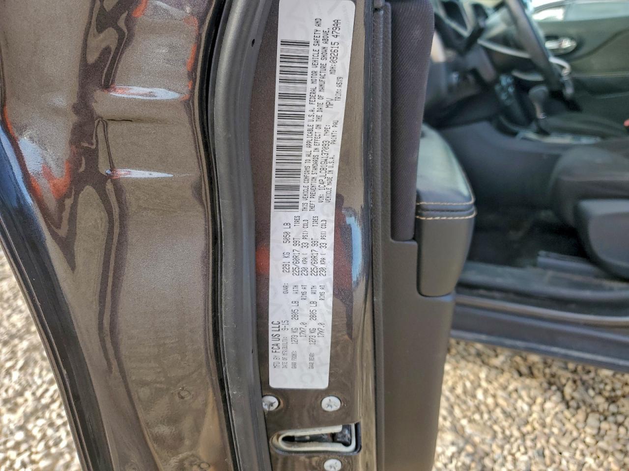2016 JEEP CHEROKEE
