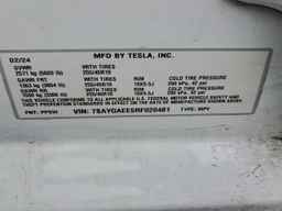 2024 TESLA MODEL Y
