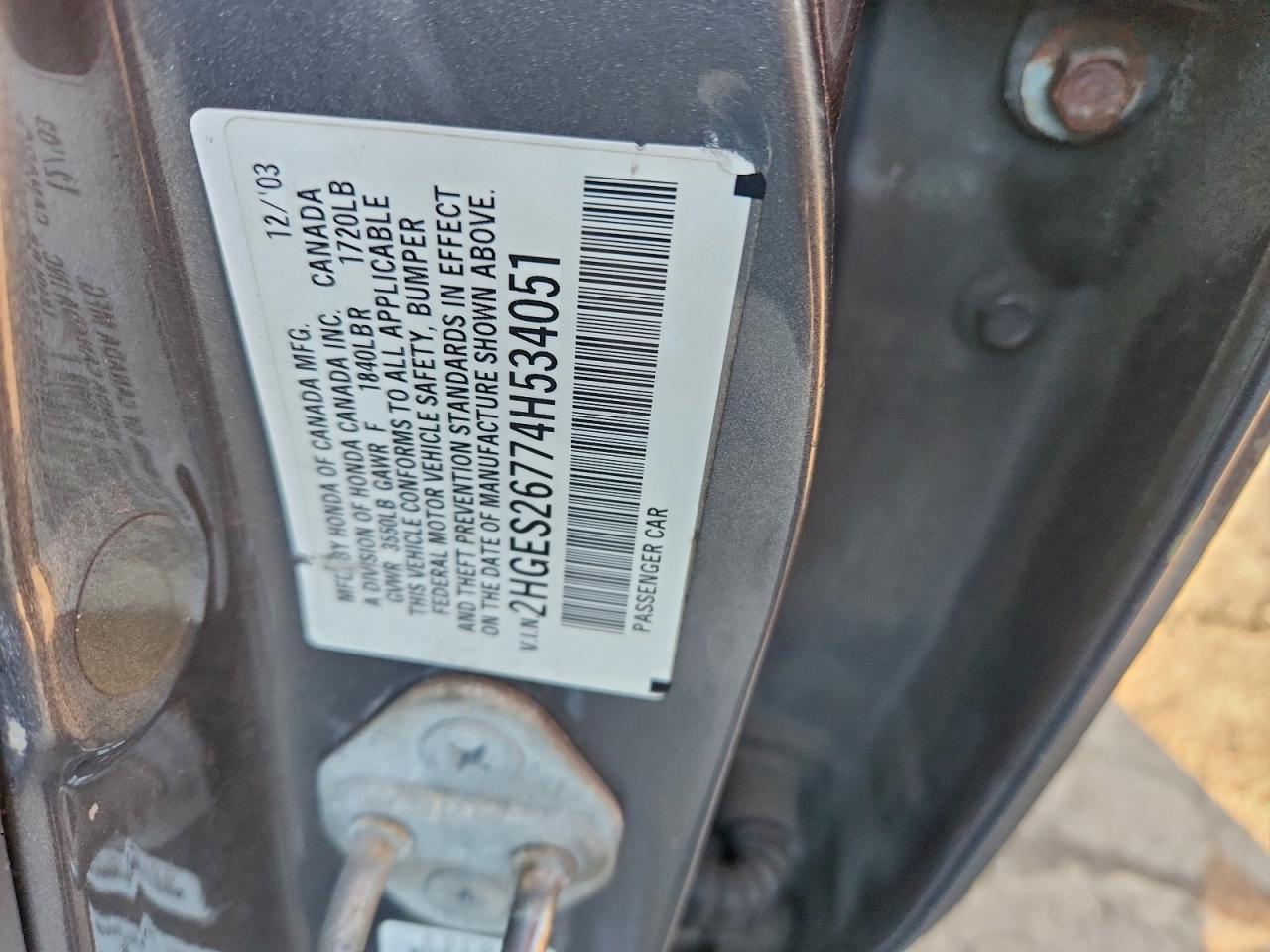 2004 HONDA CIVIC