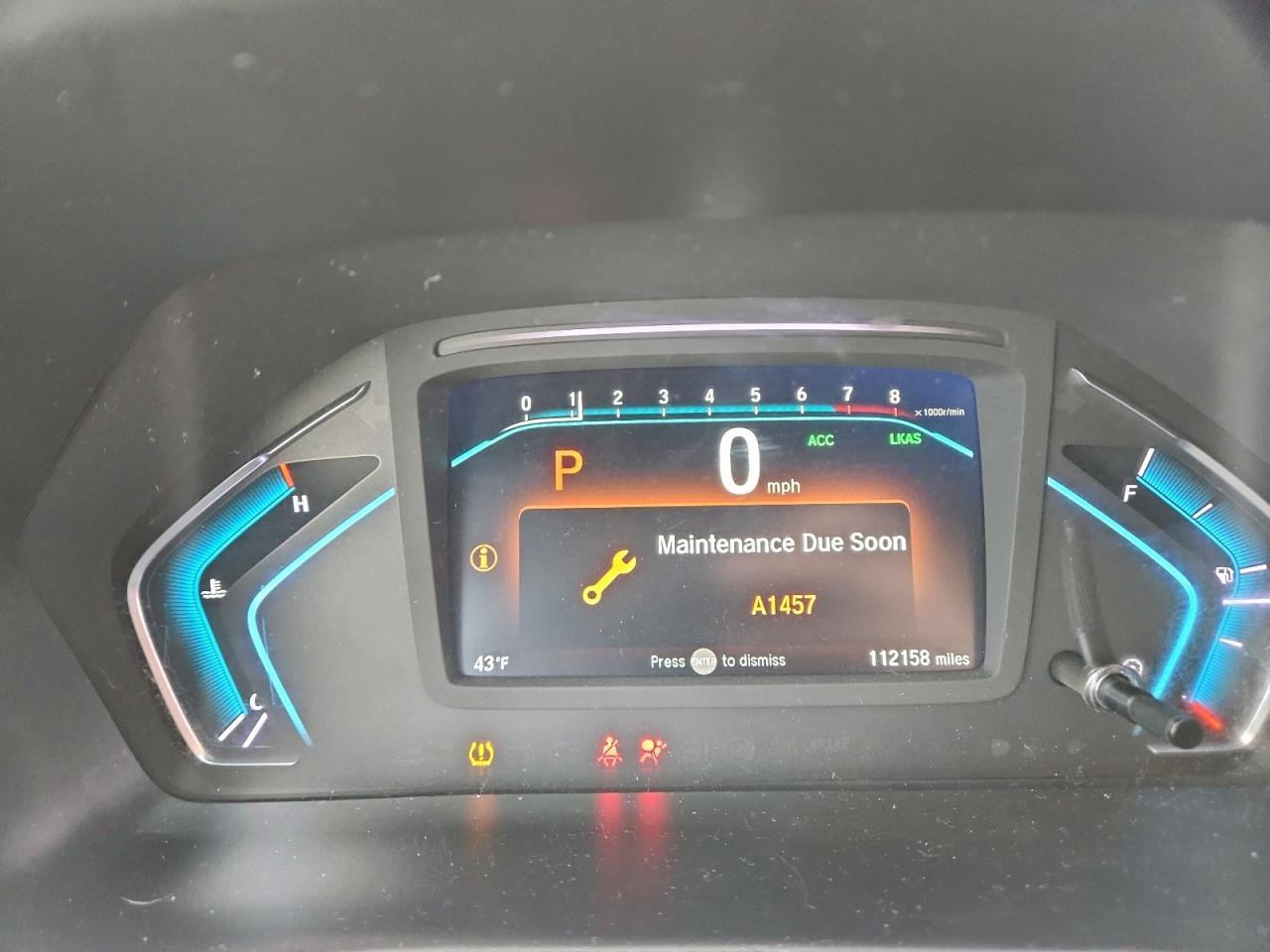 2019 HONDA ODYSSEY