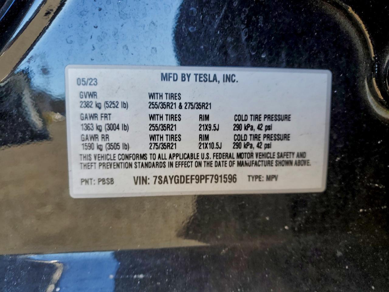 2023 TESLA MODEL Y