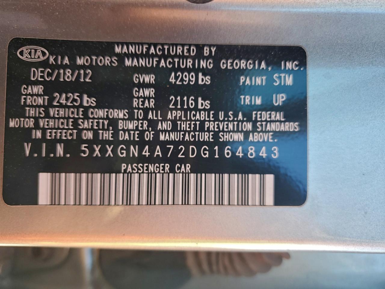 2013 KIA OPTIMA