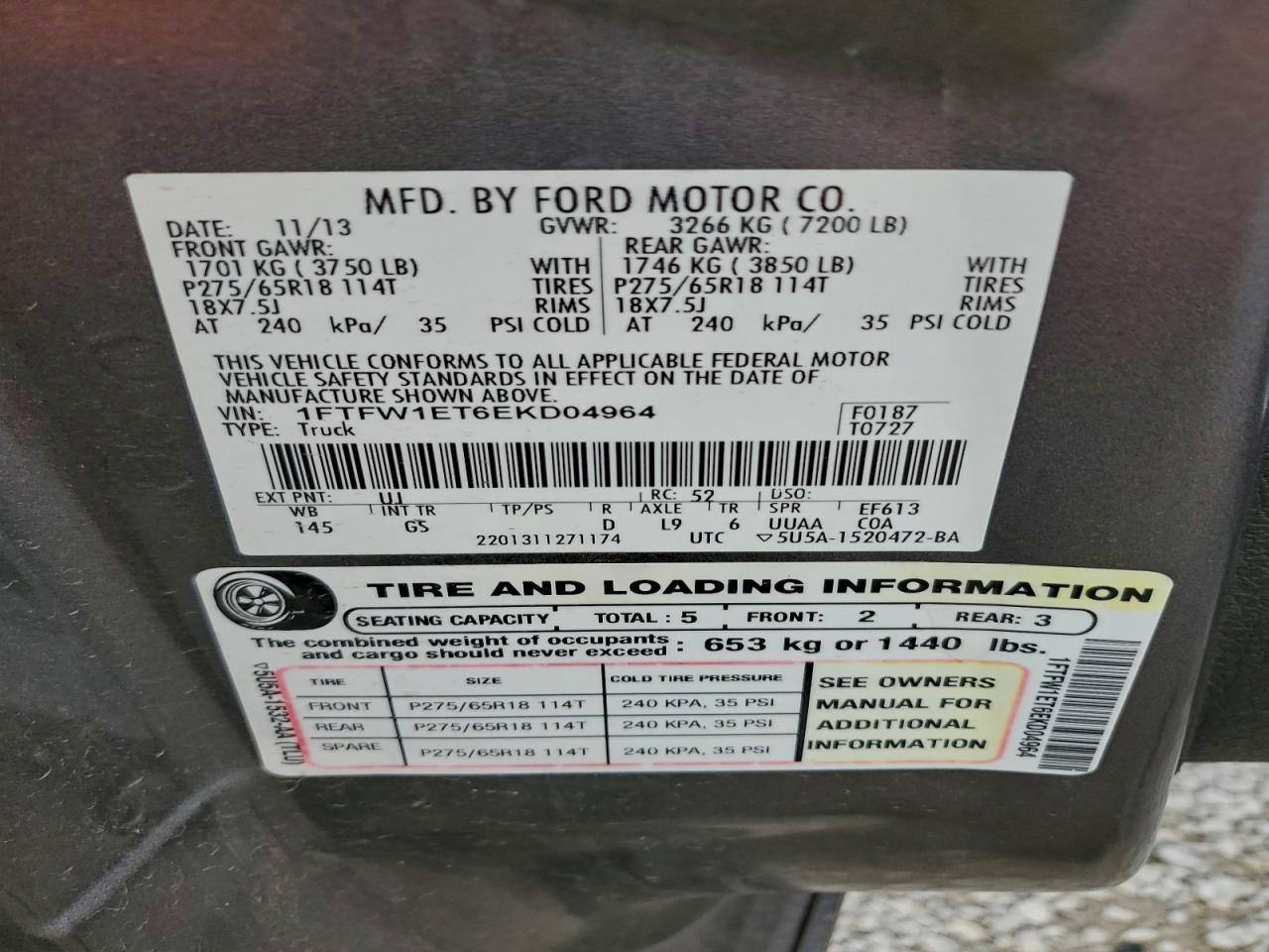 2014 FORD F-150