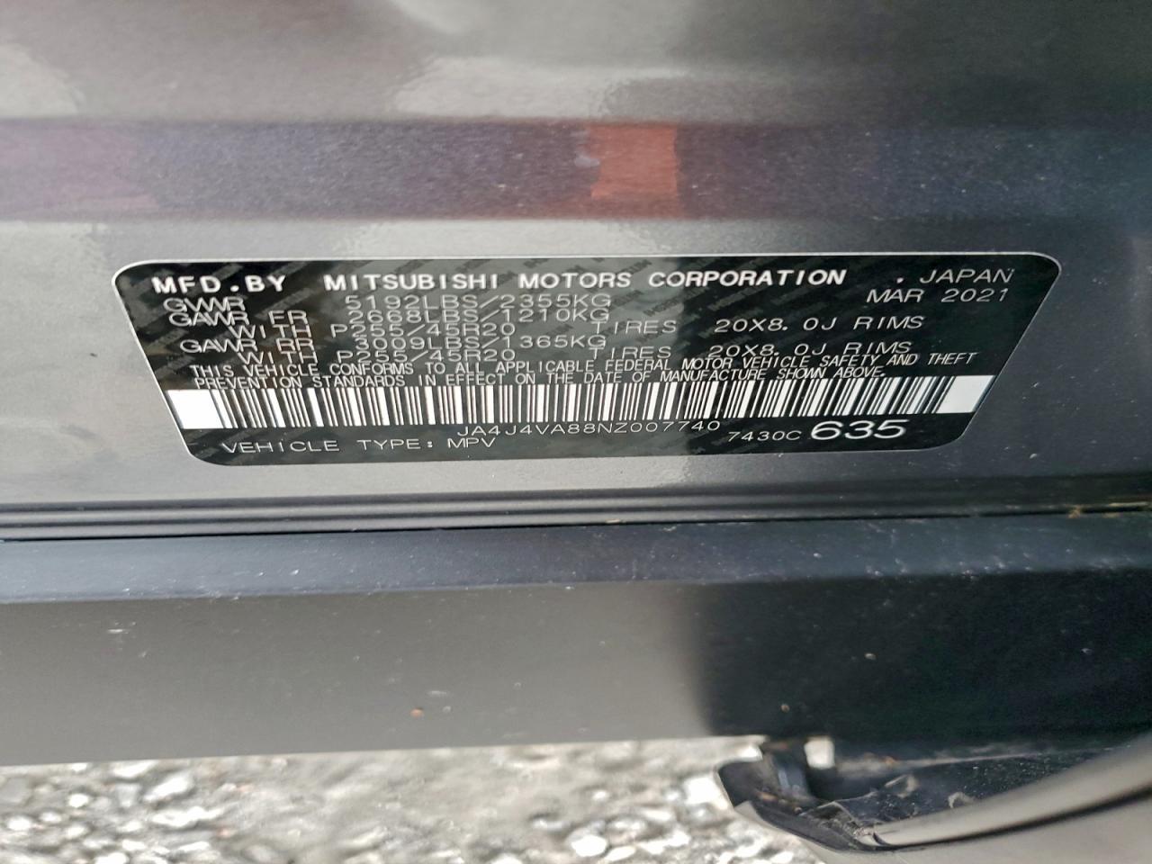 2022 MITSUBISHI outlander