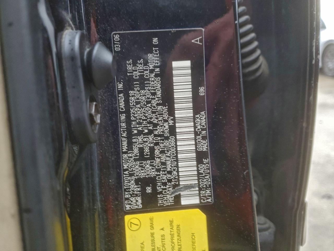 2007 LEXUS RX 350