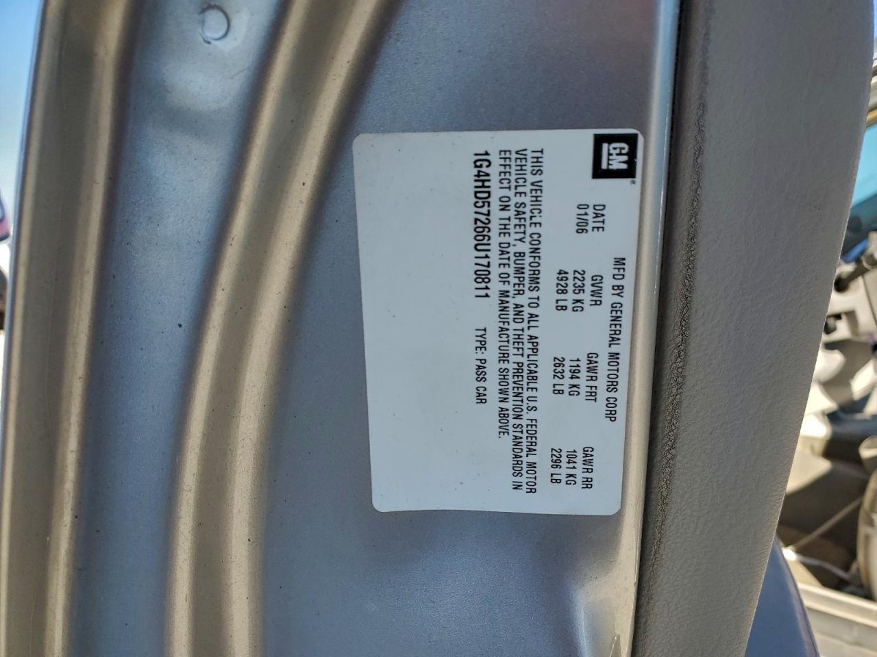 2006 BUICK Lucerne