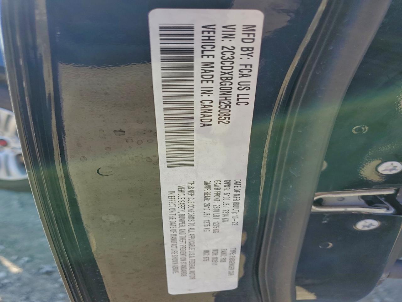 2022 DODGE CHARGER