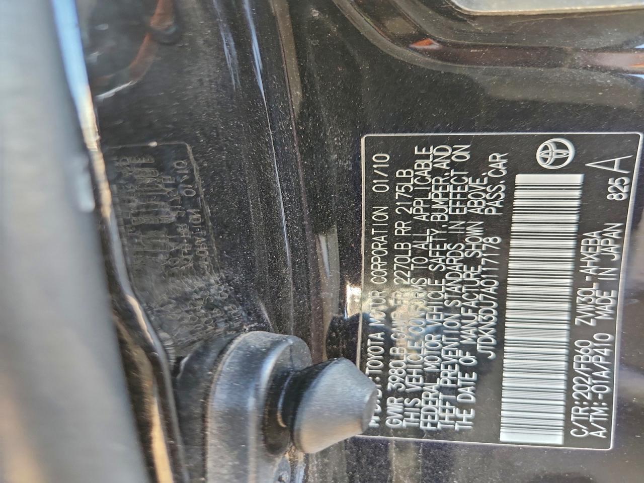 2010 TOYOTA PRIUS