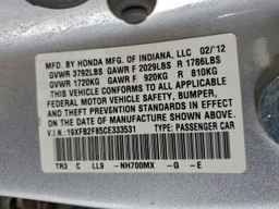 2012 HONDA CIVIC