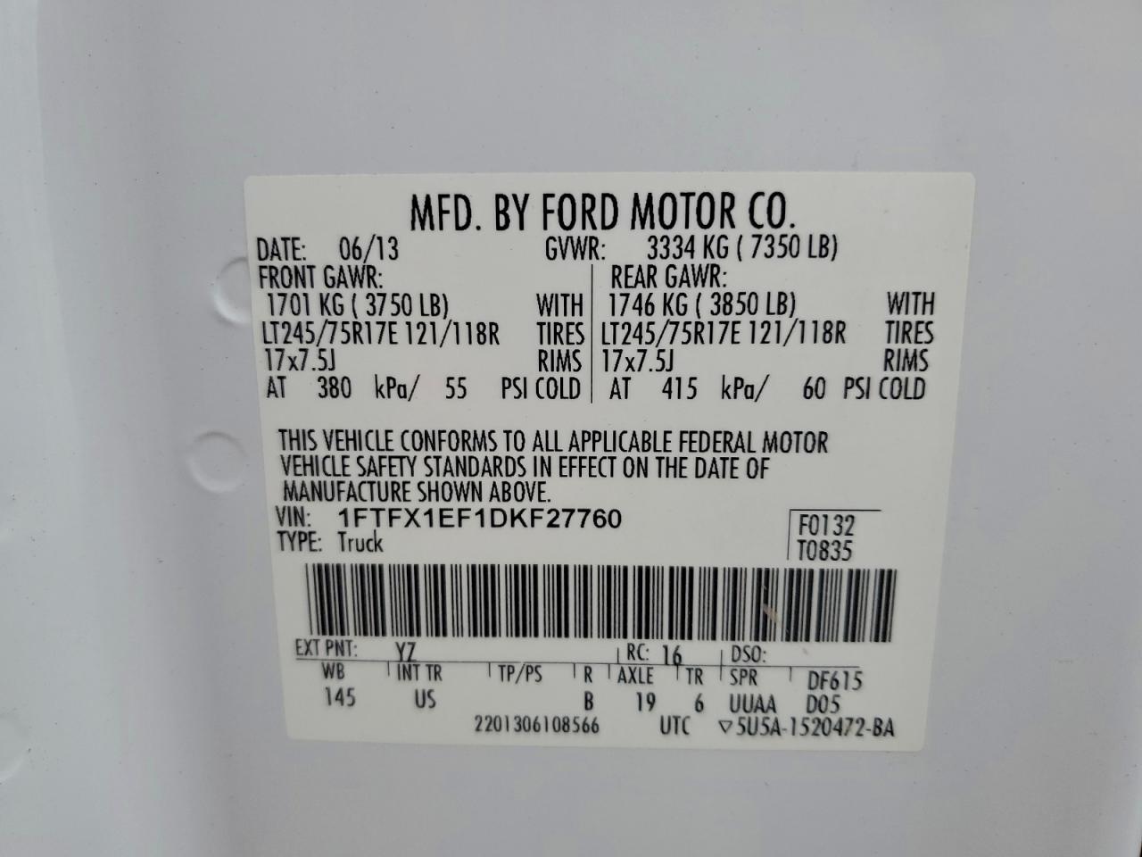 2013 FORD F-150