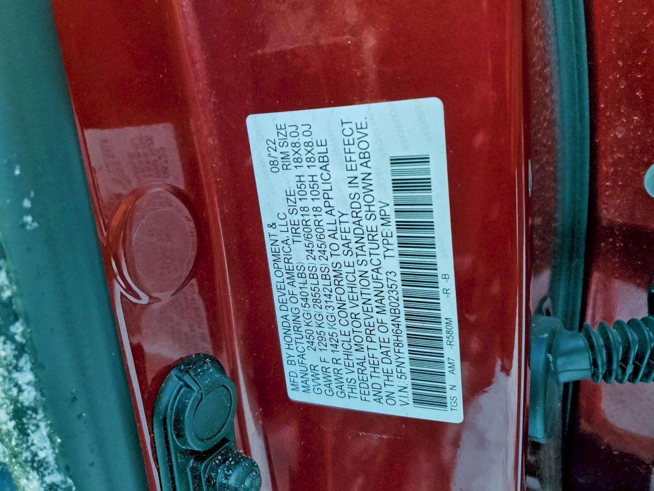 2022 HONDA Passport