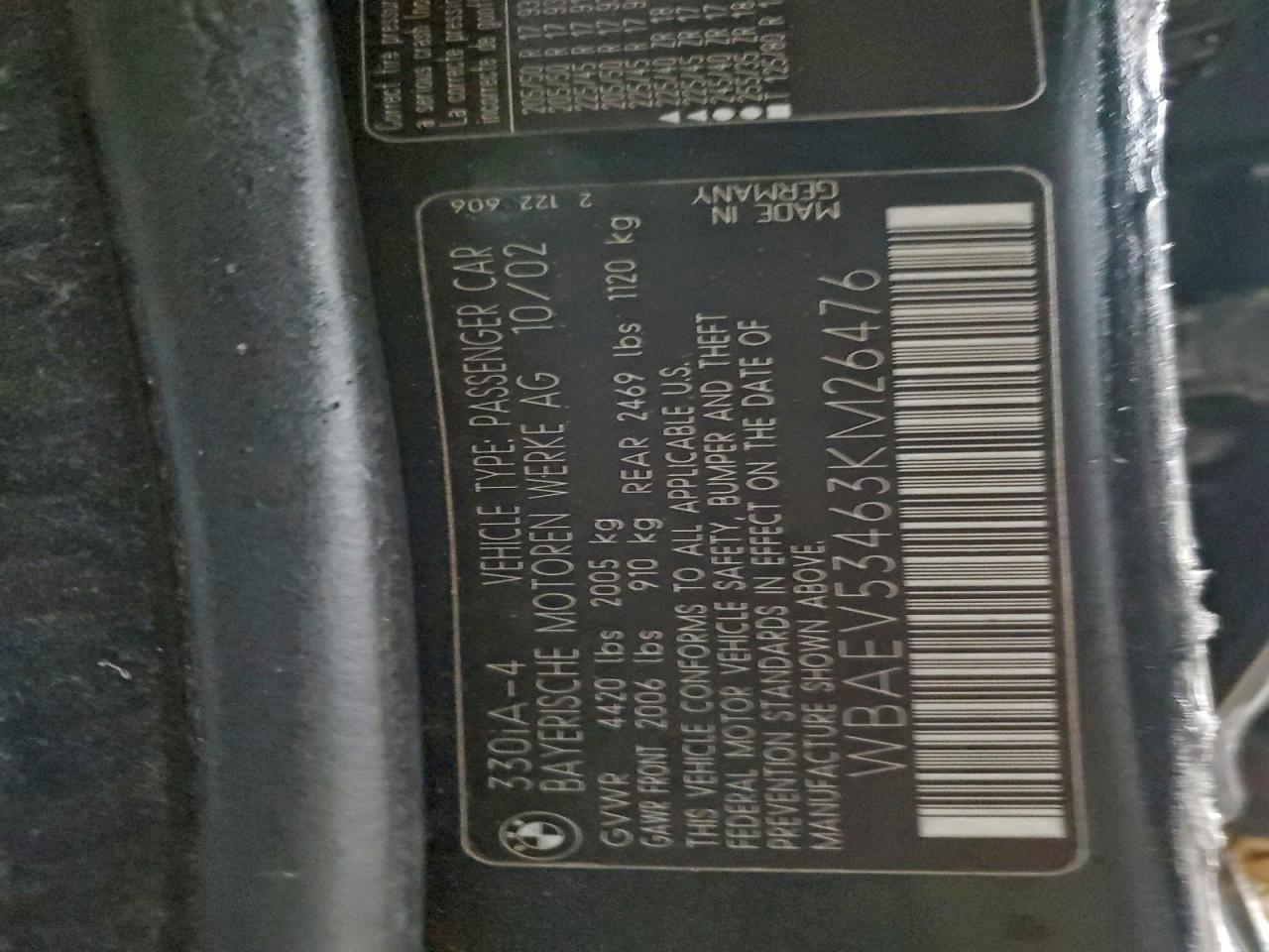2003 BMW 3 SERIES