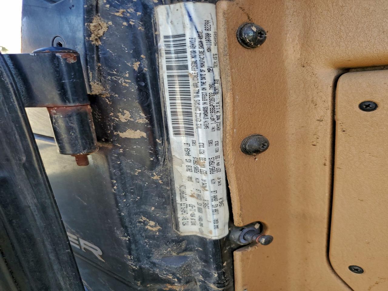 1998 JEEP WRANGLER