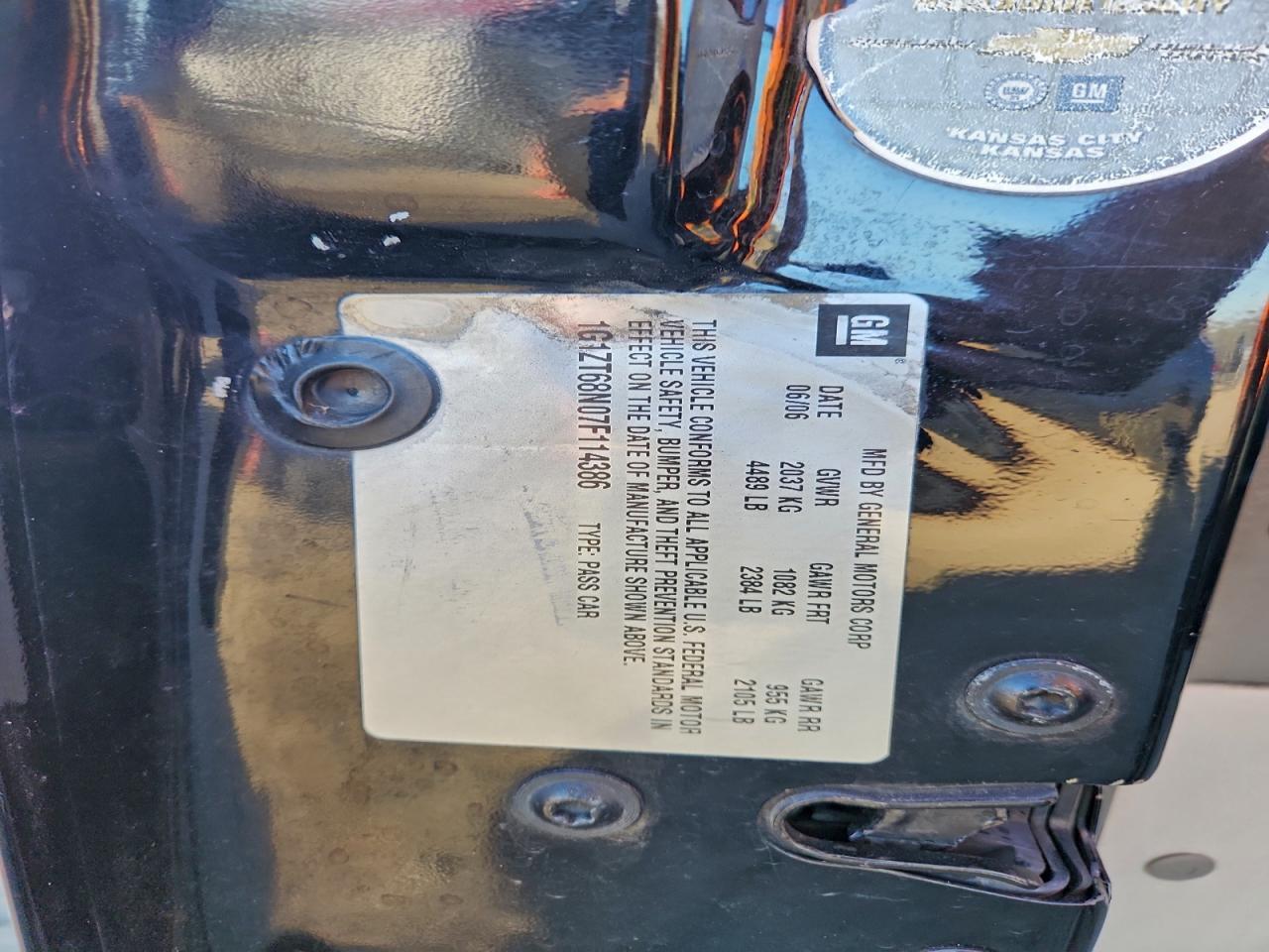2007 CHEVROLET MALIBU