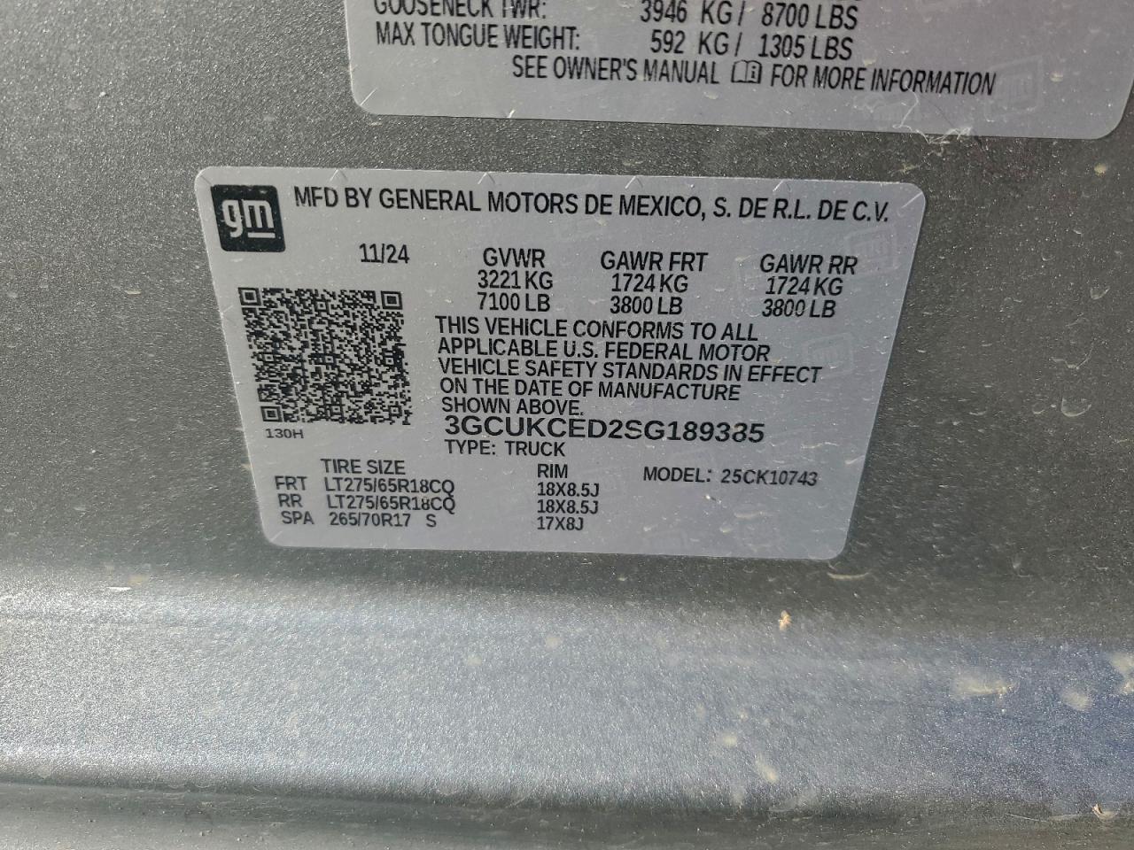 2025 CHEVROLET Silverado