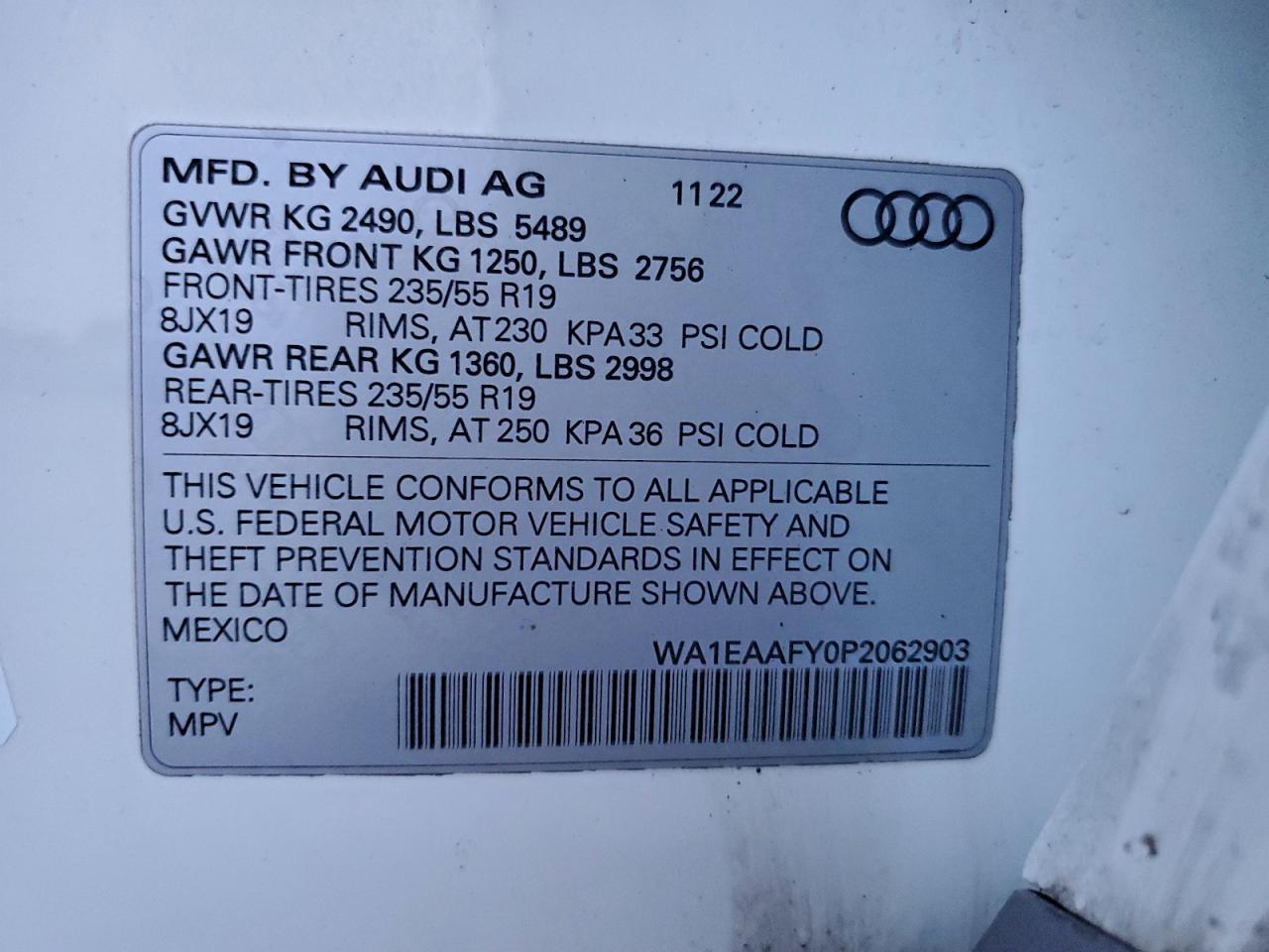 2023 AUDI Q5