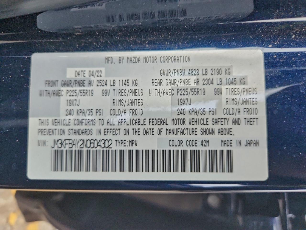2022 MAZDA CX-5