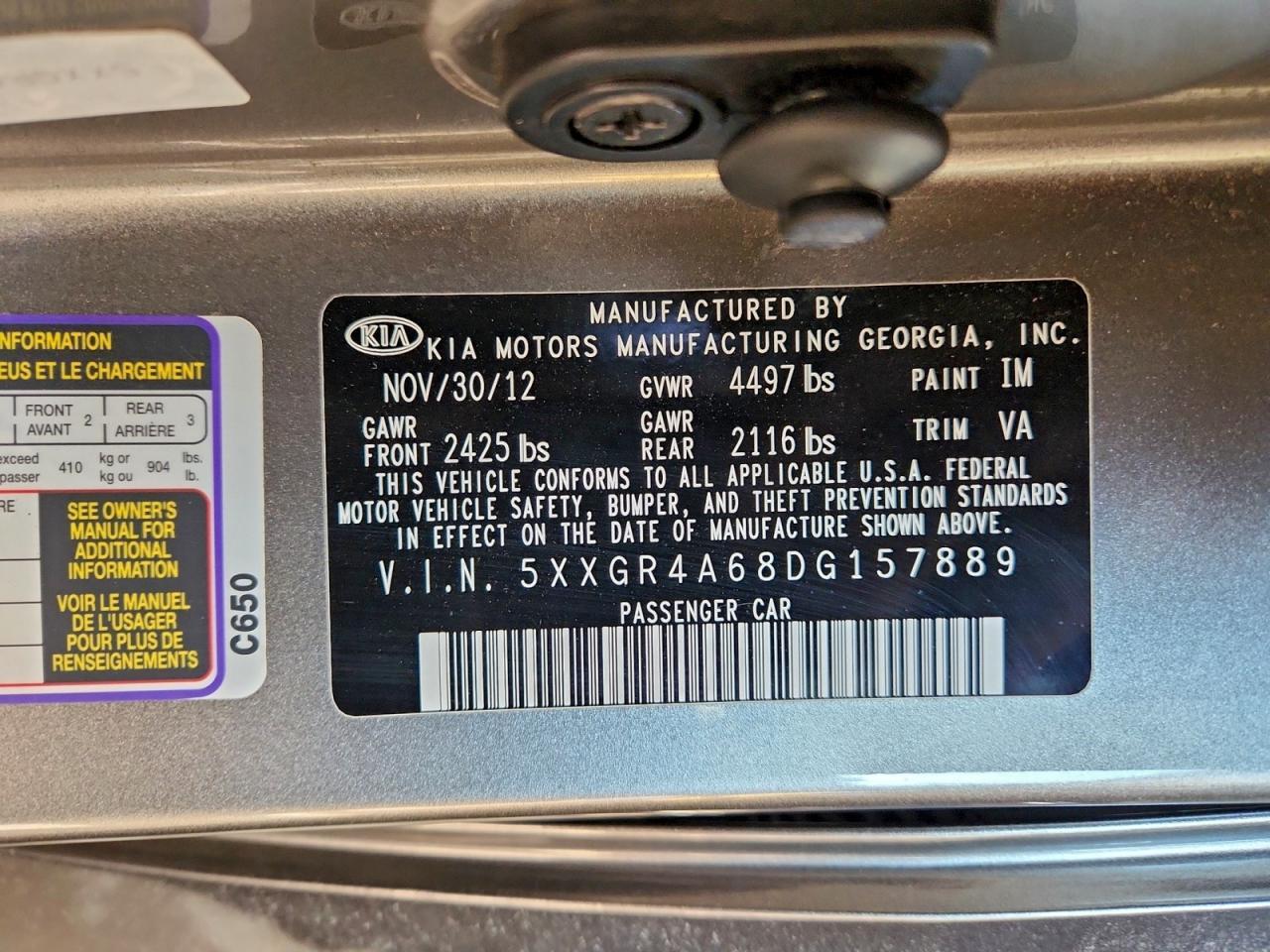 2013 KIA OPTIMA