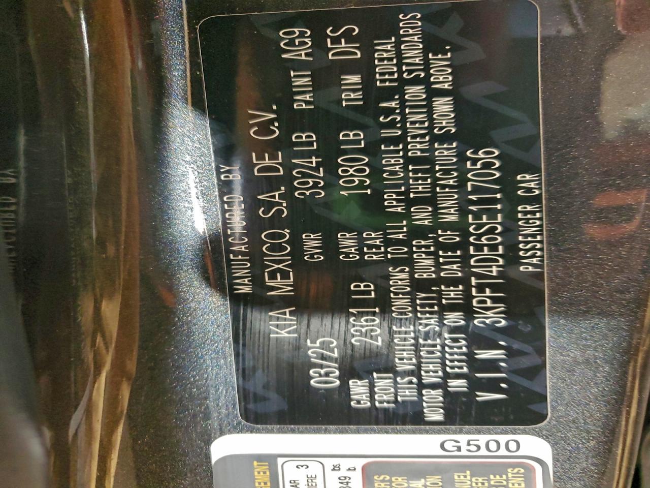 2025 KIA K4