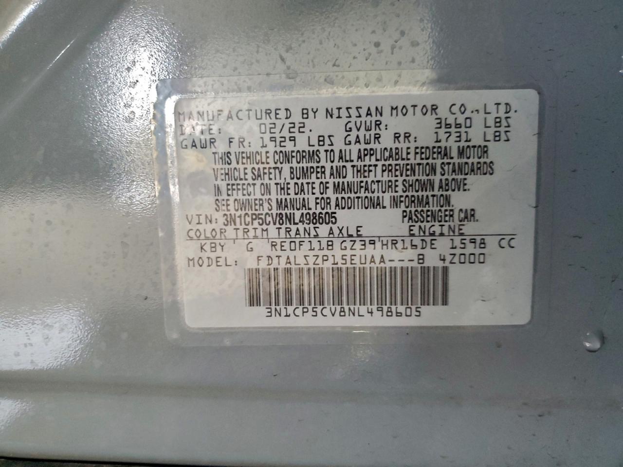 2022 NISSAN KICKS