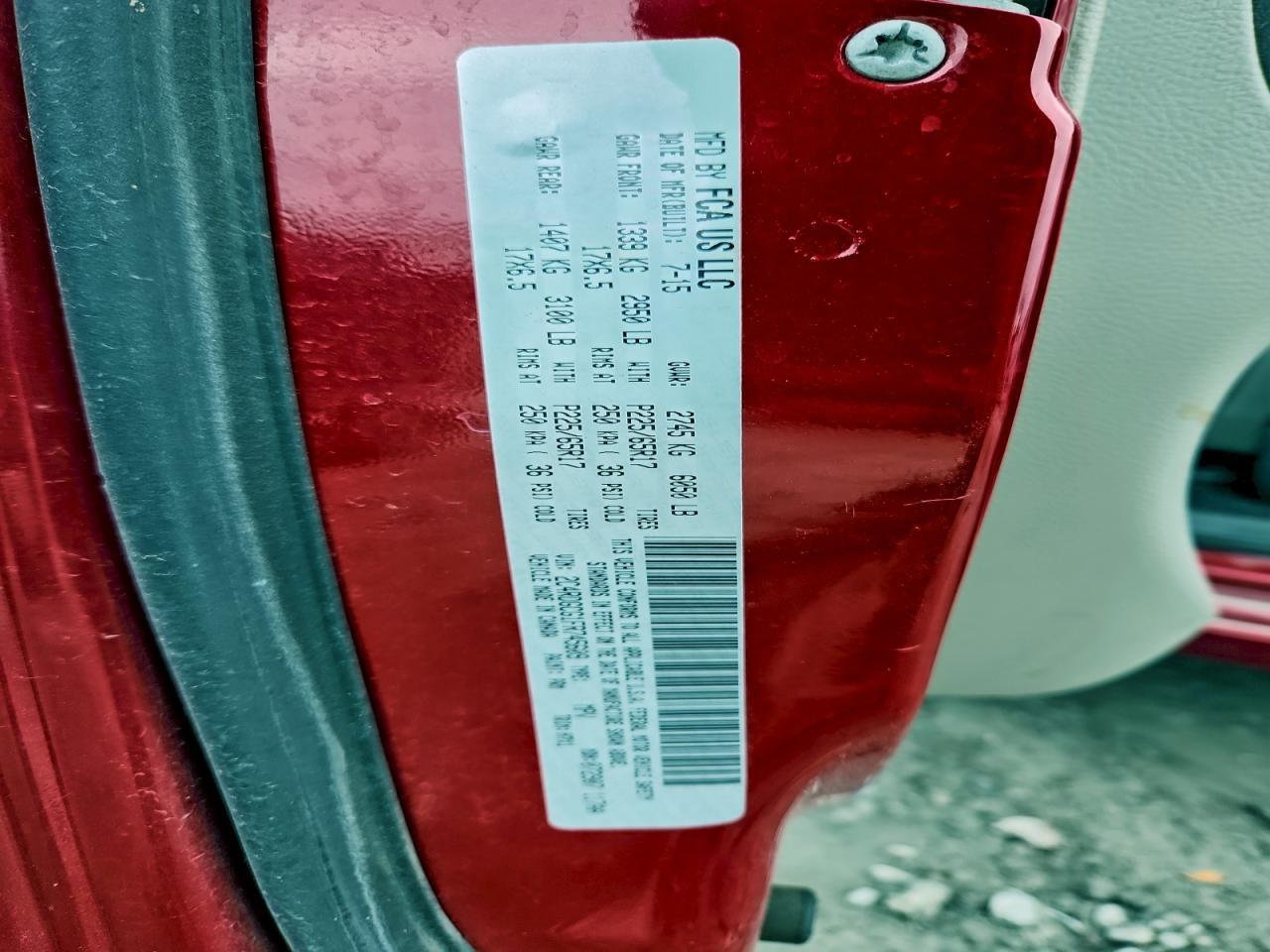 2015 DODGE GRAND CARAVAN