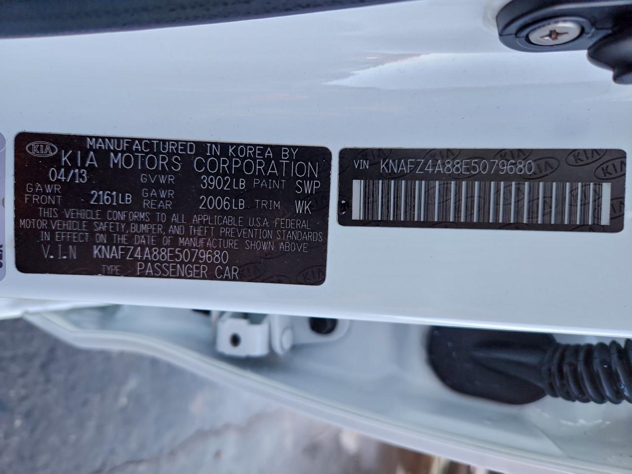 2014 KIA FORTE