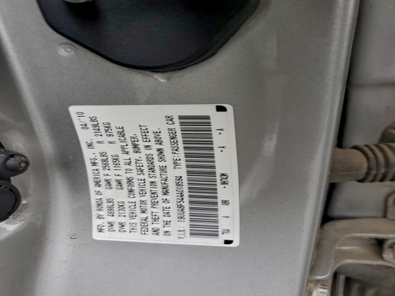 2010 ACURA TL