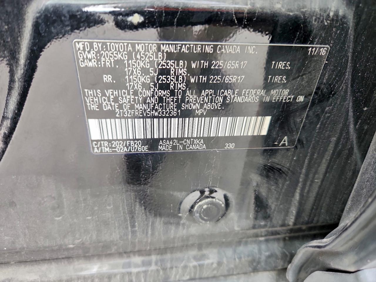 2017 TOYOTA RAV4