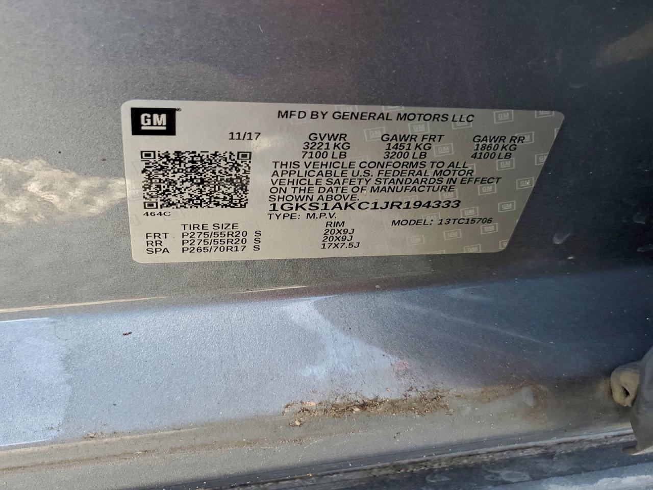2018 GMC Yukon