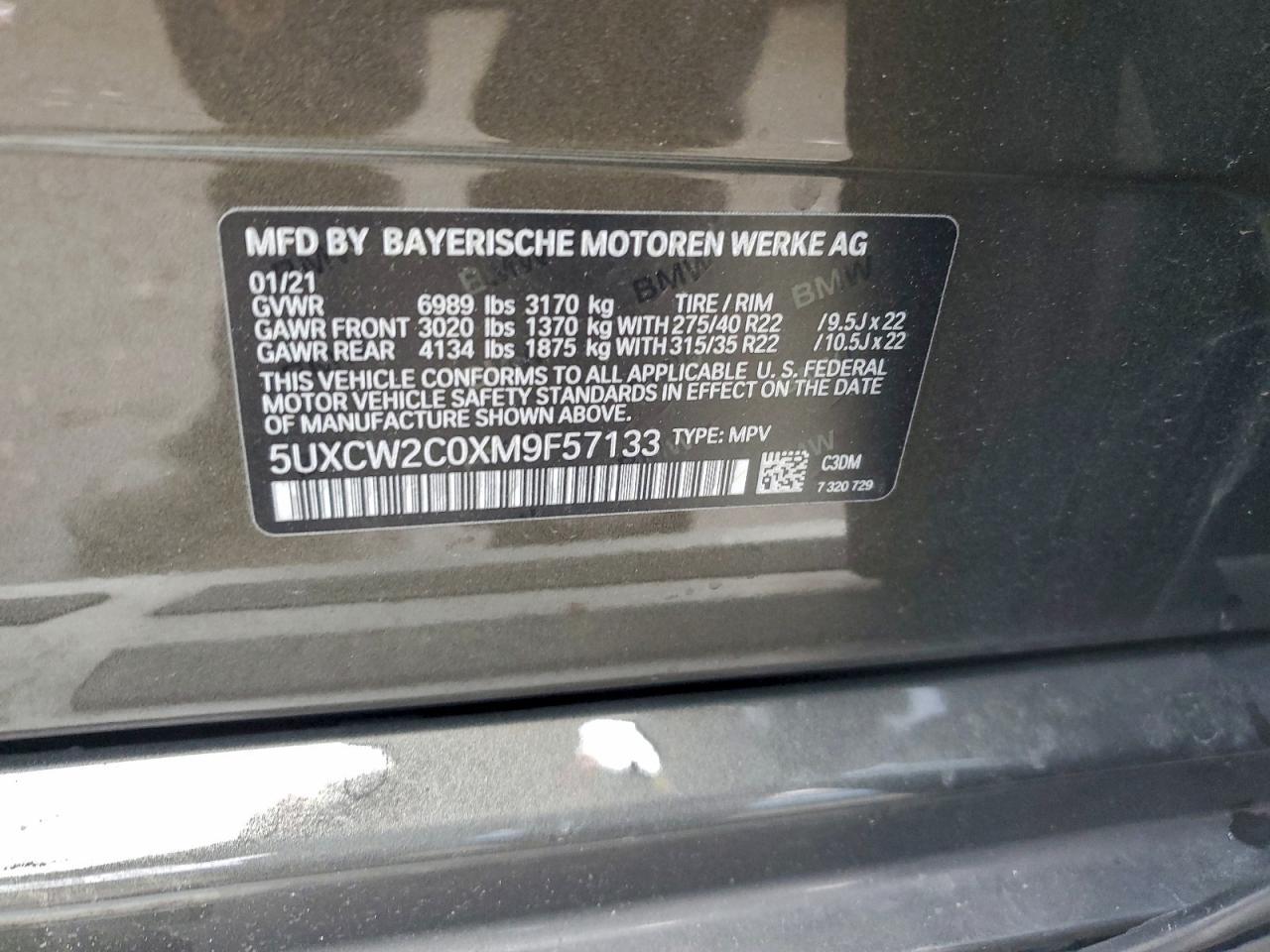 2021 BMW X7