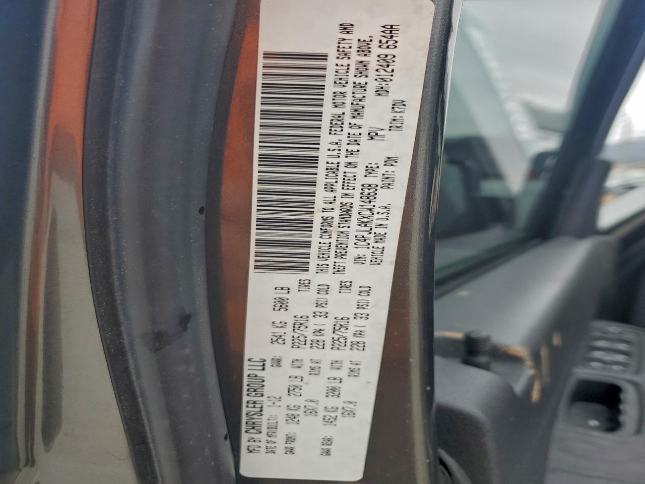 2012 JEEP Liberty
