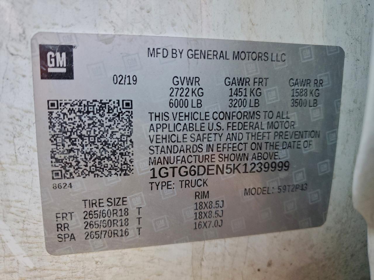2019 GMC CANYON