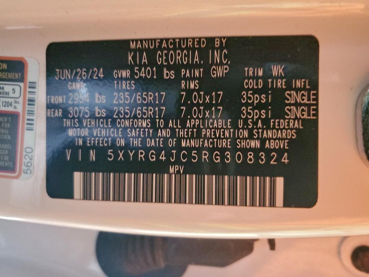 2024 KIA SORENTO