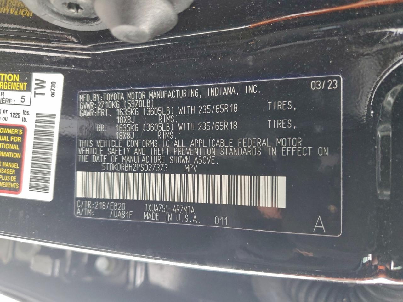 2023 TOYOTA HIGHLANDER