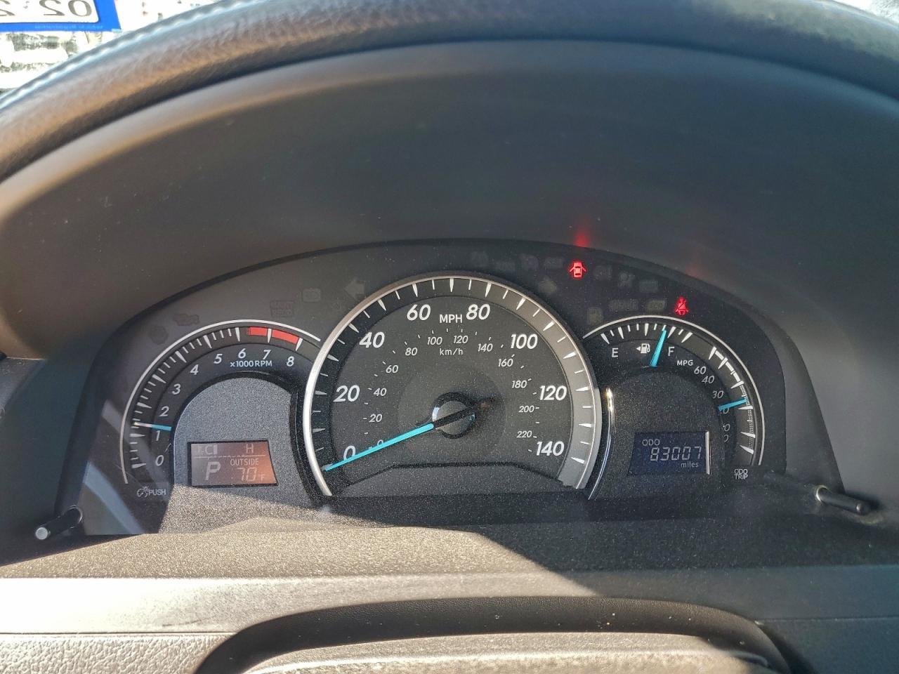 2012 TOYOTA CAMRY