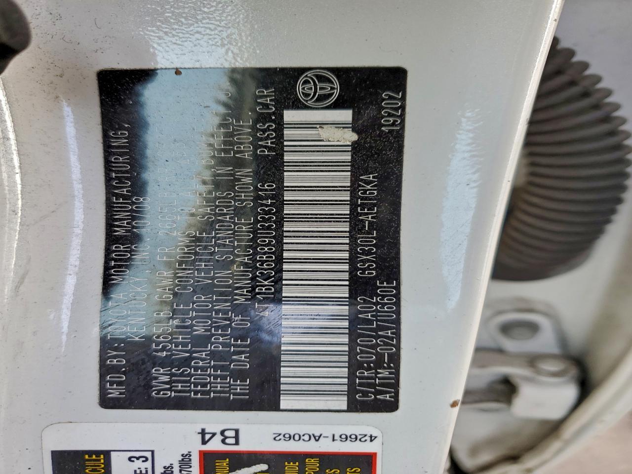 2009 TOYOTA Avalon