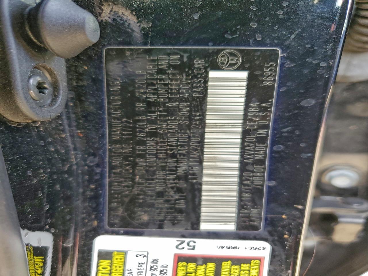 2023 TOYOTA CAMRY