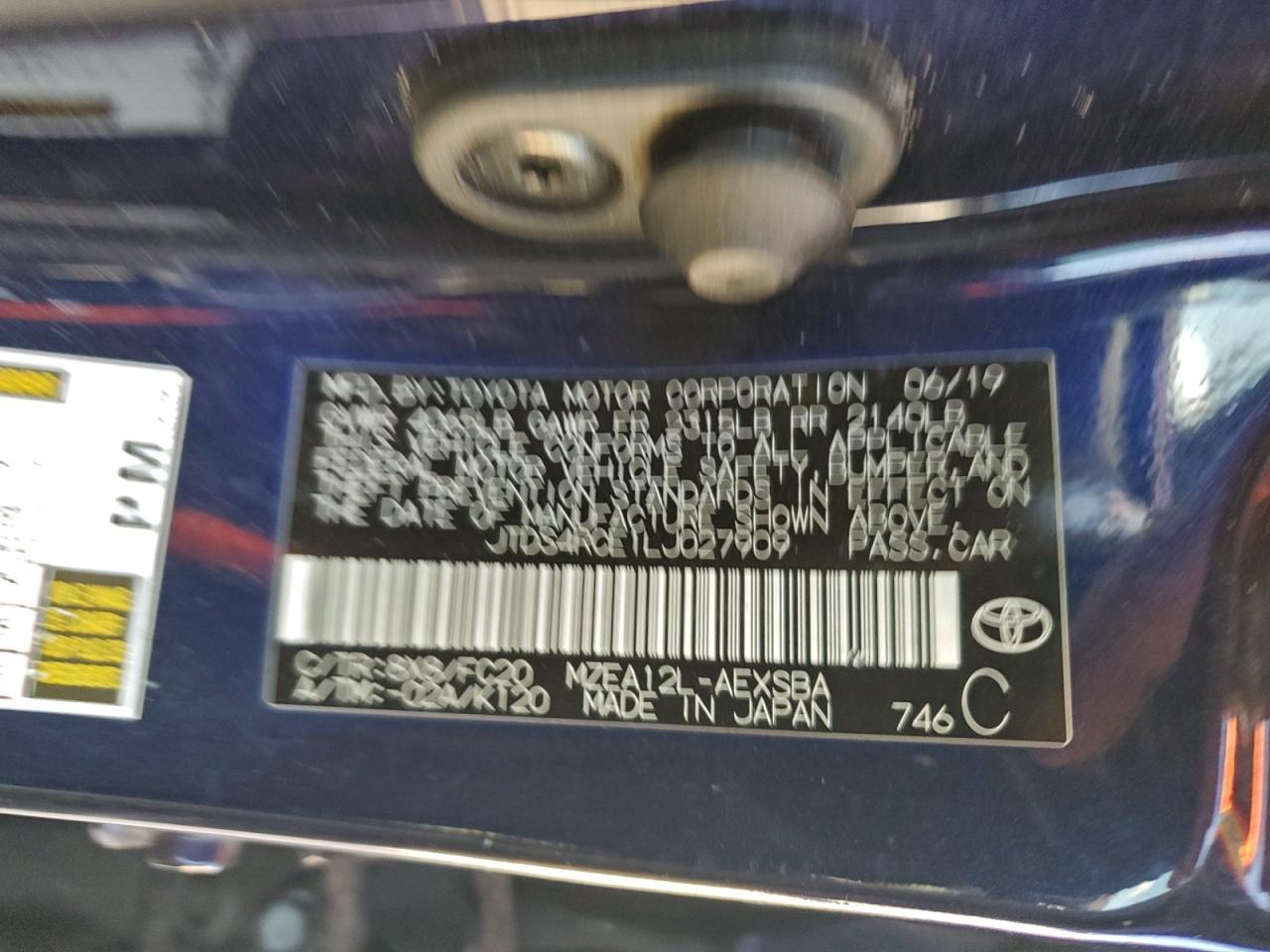 2020 TOYOTA COROLLA