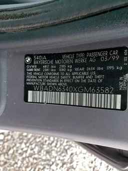 1999 BMW 5 series