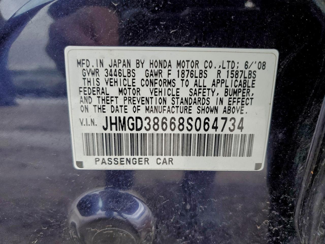 2008 HONDA FIT