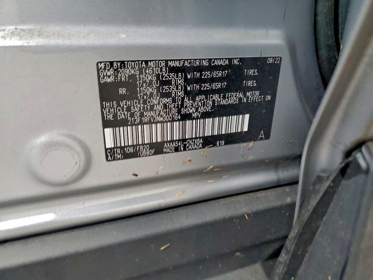 2022 TOYOTA RAV4