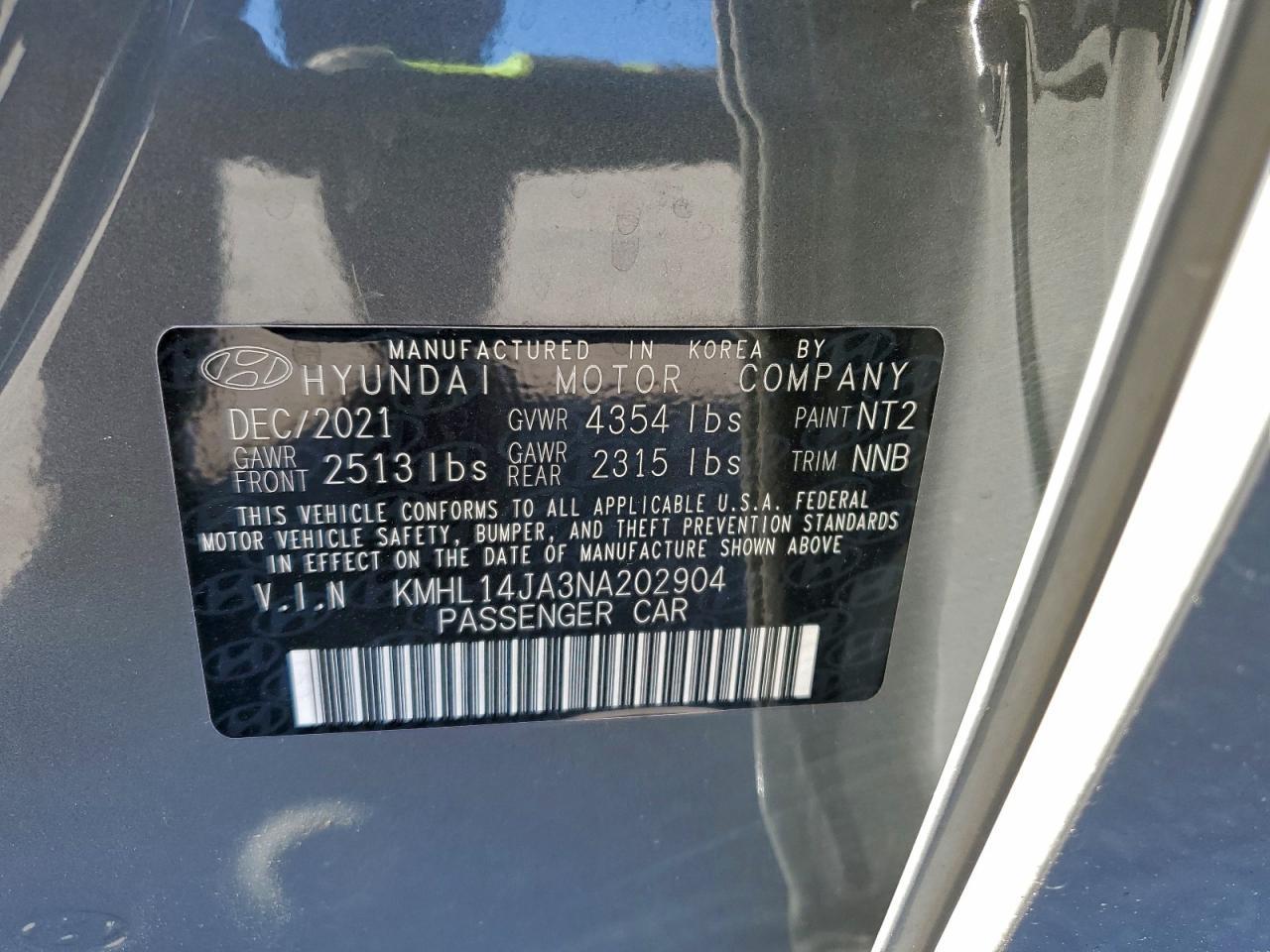 2022 HYUNDAI SONATA