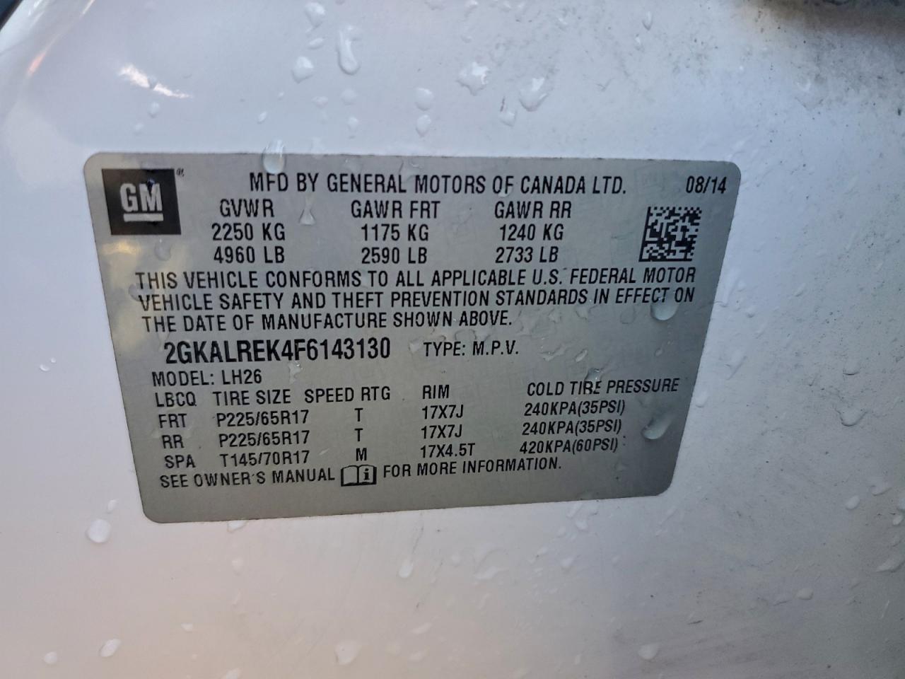 2015 GMC Terrain