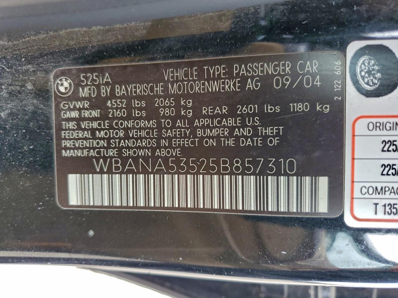 2005 BMW 5 series