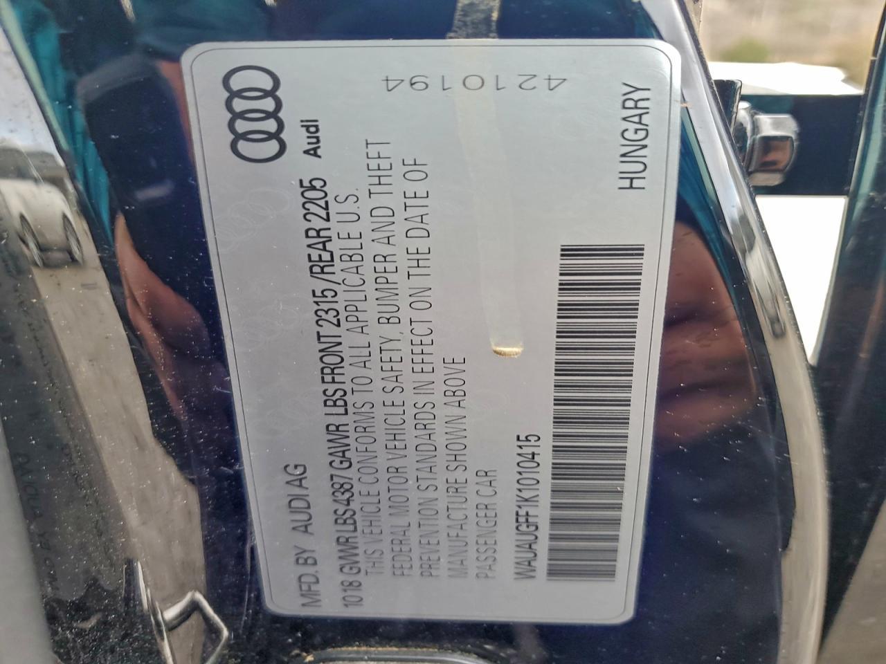 2019 AUDI A3
