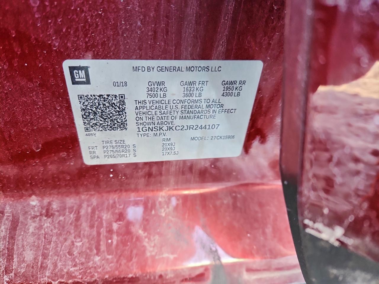 2018 CHEVROLET Suburban